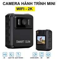 Camera hành trình mini 2K wifi quay đêm camera hành trình xe đạp xe máy S9. Pin 4H liên tục
