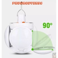 PVN18880 4-petal solar powered led light bulb that can be opened and closed (40W) T2.