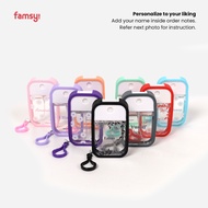 FAMSY Top Selling Hand Sanitizer Spray Bottle Portable Pocket Refillable with Custom Free Name