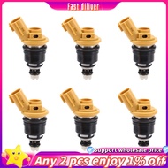 JR-6PCS New Fuel Injectors 550Cc 16600-RR543 for   SR20DET S13 S14 S15 Jecs