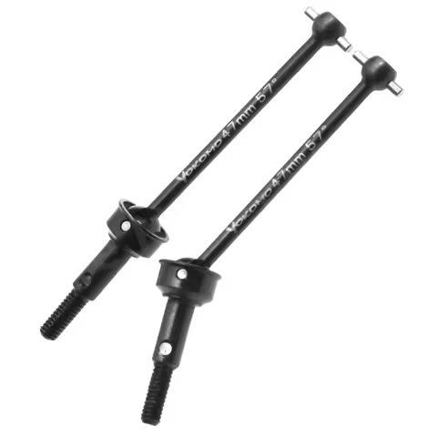 2Pieces Metal Yokomo YD2/YD-4 Y4-010-A 47mm Bone Universal Drive Shaft CVD Parts Accessories For 1:1