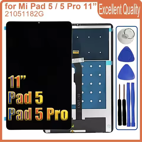 New Tested Screen Display for Xiaomi Pad 5 21051182G LCD Screen Touch Digitizer Replacement For Xiao