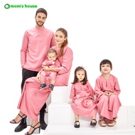 Baju Raya By Laboo Set Family Sedondon 15 Warna - Peach Coral/Pink Peach Coral
