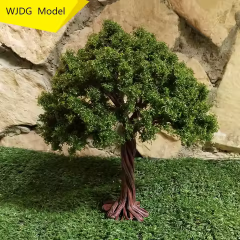 1PCS green model tree highly 15 cm /17cm /20cm /25cm, building sand DIY craft model materials. minia