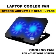 Cooling Pad Laptop Fan Accessories High Cooling Kipas Laptop Stand Dual