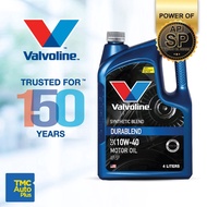 VALVOLINE DURABLEND SEMI SYNTHETIC ENGINE OIL 10W40 API SP 4 LITER (2022 New Packing)