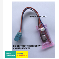 LG refrigerator defrost thermostat original accessory thermostat 4-wire+socket (OEM)