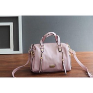 FOSSIL MULTI ZIPPER SOFT PU HANDBAG