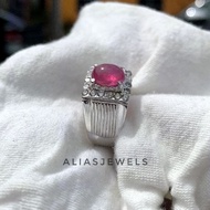 Cincin Permata Delima Asli