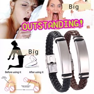 New Technology enhanced magnetic bracelet 2025 Men's sexual enhancement leather wristband improves q