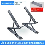 MỚI N8 Nhôm Có Thể Điều Chỉnh Giá Đỡ Laptop Cho Macbook Máy Tính Bảng Notebook Có Thể Gập Lại Tấm Là