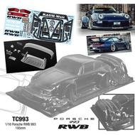 TEAMC RACING TC993 1/10 Porsche RWB 993 195mm
