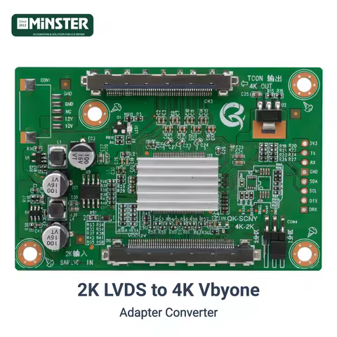 2K to 4K LVDS VBYONE Adapter Converter Board Card Plate for Samsung Sony LCD LED TV Screen Display P