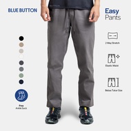 BLUEBUTTON Men's Relaxed Fit Stretch Grey Chino Pants Seluar Slack Lelaki Seluar Panjang Lelaki Selu