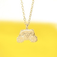 白爛貓卡片銀飾系列-LanLanCat為你加油純銀項鍊