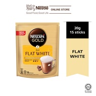 Nescafe Gold 3-in-1 Premix Coffee Flat White import Singapore Contents 15pcs
