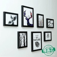 Photo Wall Photo Frame Perforation-Free Background Living Room Wall Hanging Nordic Wall Decoration P