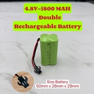 Battery Kereta Control 4.8V Double 5800 Mah RC Car Rechargeable Battery