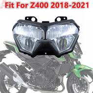 ชุดประกอบไฟหน้าจักยานยนต์ Fengge1สำหรับ Kawasaki Z400 2018 2019 Z650 Z900 2020 2021 2022หลอดไฟหน้าไฟ