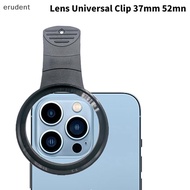 erudent Universal Lens Clip Phone Lens Clip For 37mm 52mm CPL Wide Angle Zoom Fish Eye Macro Filter 