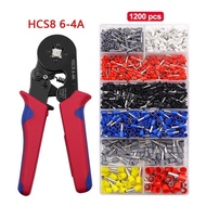 Tubular Terminal Crimping Tools Mini Electric Wires Pliers HSC8 6-4A 0.25-10mm² / 0.08-10mm² High Precision Clamp
