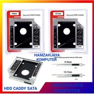 CASING HDD CADDY INTERNAL DVD SATA TO HDD SATA laptop 12.7mm