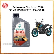 100% Original Petronas Motor Oil F700 4T 15w50 SN SEMI guaranteed original