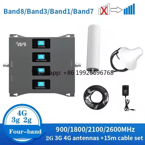 4-Band Mobile Signal Booster 2G 3G 4G 5G LTE Cell Phone Cellular 4G Signal Repeater Amplifier 2g 3g