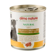 Almo Nature Dog Wet Food - HFC - Chicken with Carrots & Rice (280g) (5561) (100% human Grade) (75% m
