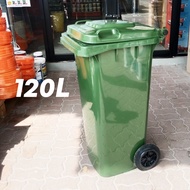 Wheel Bin Green Garbage Bin Dust Bin Waste Bin (Tong Sampah Hijau Beroda) 120L