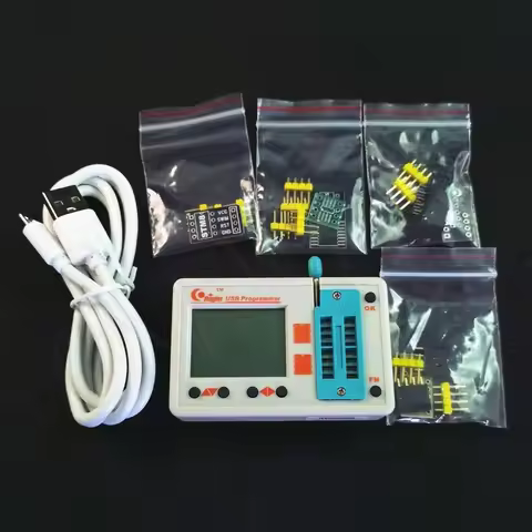 SkyPRO I II III USB Offline Chip Programmer for FLASH AVR GD32 STM32 STM8 N76E003 W25Q16 W25Q32 W25Q