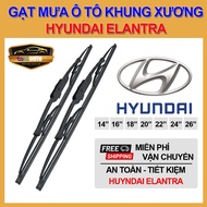 Hyundai Elantra front wipers, iron frame wiper blades, wiper brushes, silicon wiper blades