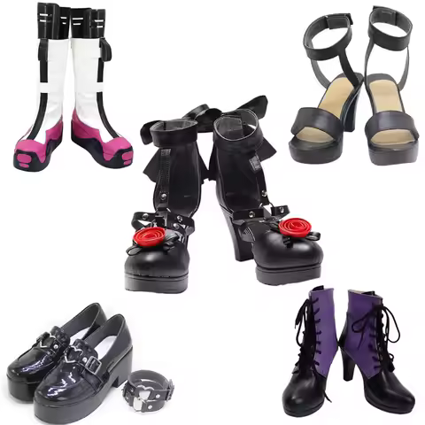 New Vtuber Yuki Asuna Ririmu ‌Kou Uzuki ‌Mashiro Meme ‌Suzuhara Lulu‌ shoes Cosplay Boots custom mad