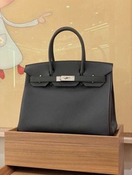 Hermes Birkin 30 Black Togo PHW G
