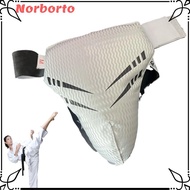 NORBORTO Groin Cup, PU Leather Thickening Groin Guard, Practical Polyester Cloth Groin Protection Ge