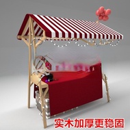 Shed Market Market Display Stand Flower Table Night Market Stall Wooden Shopping Mall Stall Foldable