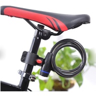Universal MTB Bicycle Lock Stainless Steel Cable Coil Cycle Bike Security Lock 2 keys
