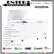 Promo MODENA MD0956W CHEST FREEZER BOX 2 PINTU 980 L MODENA MD0956 MD