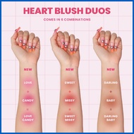 ┼ ✽ ― Chu Chu Beauty Heart Blush Duo in Miss Dolly