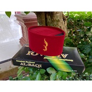 Peci Merah Maroon Logo Kujang Ac Non AC - Peci Maroon Kujang