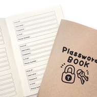 A5 Password Notebook
