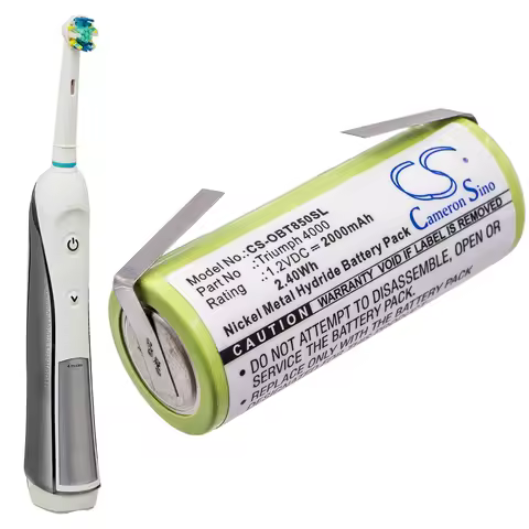 Electric Toothbrush Battery For Oral-B:Triumph 4000,3745,3761,3762,(There are two versions,not apply