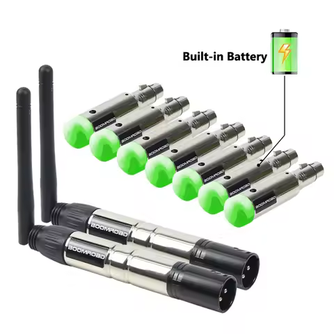 Dmx 512 Controller Rechargeable Battery Wireless Receiver 2.4G Ism Dmx512 Wireless Transmitter Recei