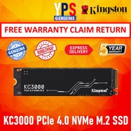 Kingston SSD KC3000 PCIe 4.0 NVMe M.2 2280 SSD 512GB / 1024GB / 2048GB / 4096GB Solid State Drive [24H SHIP-OUT]
