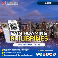 eSIM Philippines Daily Unlimited 500 MB Data | eSIM Roaming Perjalanan Langsung Aktif