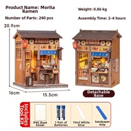 DIY Creative Assembly Model Michi Flower Town Convenience Store