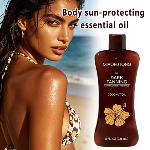Body Sun-Protecting Essential Oil Outdoor Beach Sun Deep Soothing Relief Intense Moisturization Tann