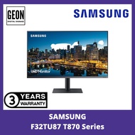 SAMSUNG 32" Inch F32TU87 T870 series 3840 x 2160 resolution with 60Hz Flat Screen Business Monitor