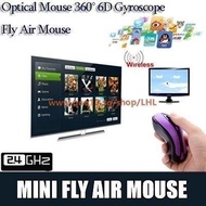 2.4G RF Wireless Optical Mouse 360 6D Gyroscope Fly Air Mouse with Nano USB Receiver for PC Android