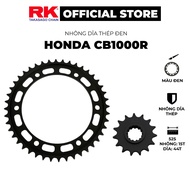 RK Takasago Honda CB1000R Neo large displacement chain Sprocket, Black plated steel, Sprocket: 525